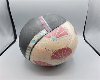 Raku studio pottery by Jo Zider