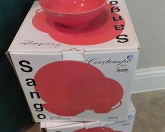 Sango Color Dish Set - Still In the Box