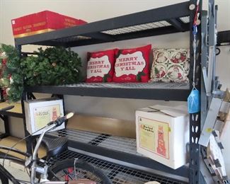 Christmas Decor - Great Shelving For Garage