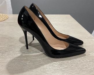 New Stuart weitzman nouveau dress shoes patent leather size 9.5 m $100