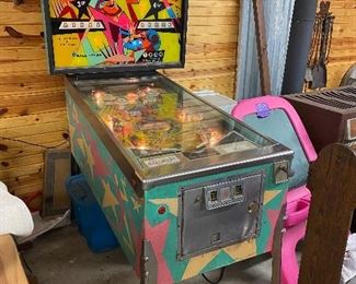 Vintage Starburst Pinball Machine