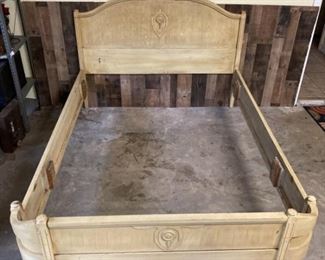 Nice Wooden Vintage Double Bed