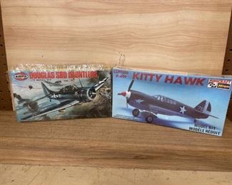 (2) Model Airplane Kits