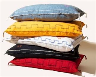 Voyage Web Product Lumbar Cactus Silk Pillows