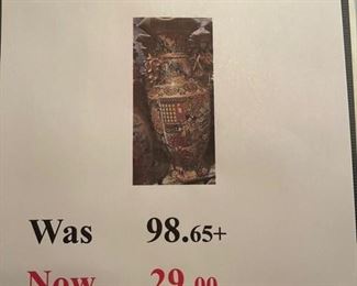 These are 24" floor or table vases.