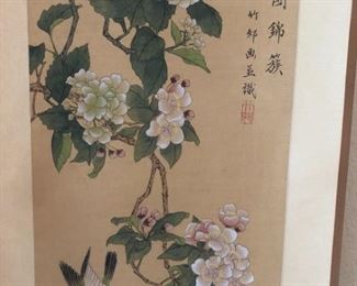 Asian Silk Scroll