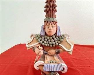 Aztec Terracotta Pottery Reproduction Mexico