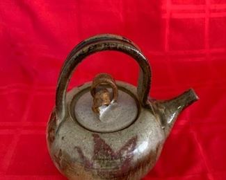 Clay Glazed Tea Pot Chaffing Dish