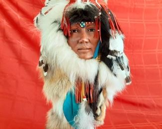 Heart of Idaho Spirit Stick Mask Cindy Jo Artist