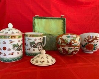 Japan China Mug Bowl Set