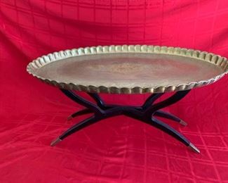 Two Piece Foldable Grass Wood Coffee Table