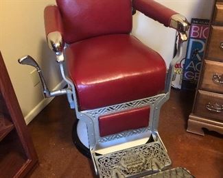 antique barber chair-  great condition 