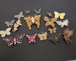 17 Butterfly Brooches