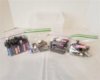 Assortment of Beads with storage tote