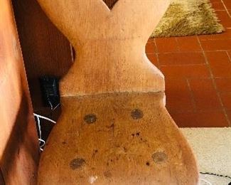 Primitive heart chair