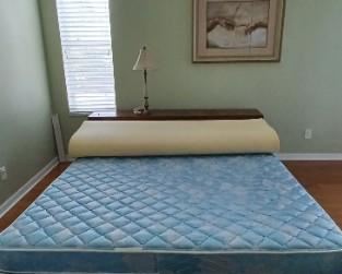King Bed with Foam topper