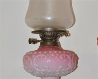 $70 Pink Oil Lamp