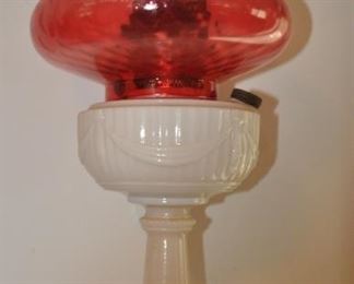 $60 Red Oil Lamp