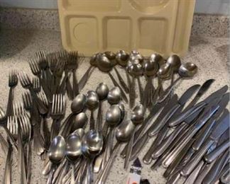 Flatware and Camping Food Trays