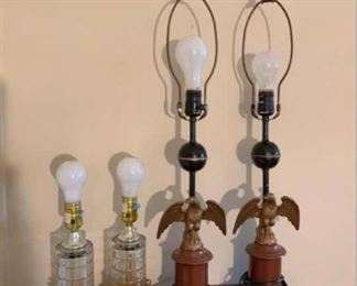 Lamp Eagle Lamp Glass Lamp