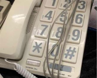 Vintage large number telephone