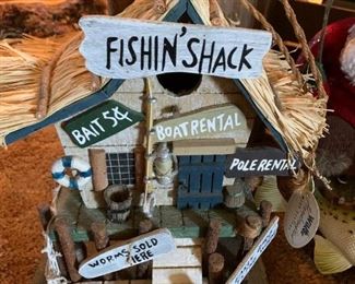 Fishing Shack Bird House