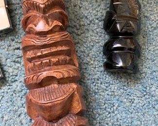 carved indigenous statues 