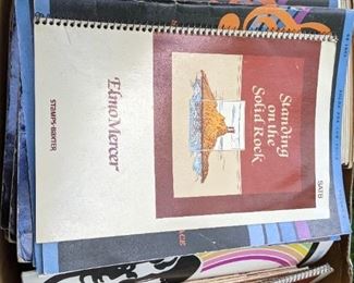 sheet music boxes and boxes for choir