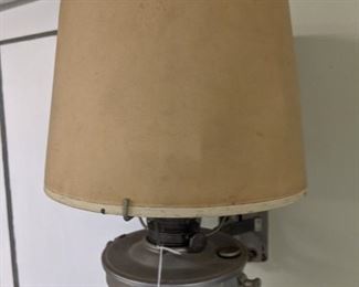 One of two gas lights