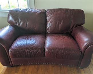 nice leather sofa