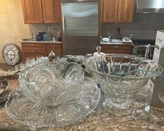 Vintage punch bowls & vintage German Steins