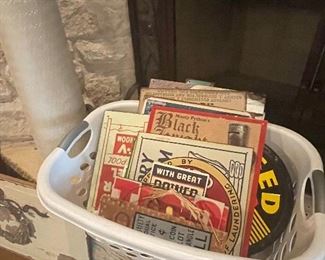 Vintage metal signs (dozens!)