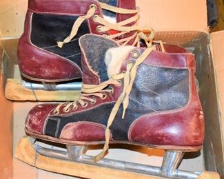 Vintage ice skates