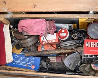 Vintage auto parts and supplies