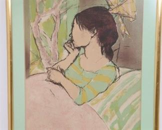 Vintage Signed Artist Print “Marlene And Marvin”