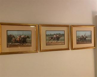 Horse racing prints