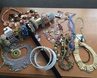 Costume Jewelry, Bracelets, and Necklaces