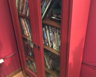 DVD Cabinet with All DVDs Included