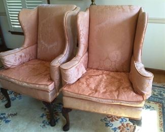Hickory Wingback Chairs