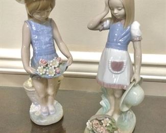 Lladro Girls with Flowers