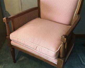 Vintage Chair with Cane Sides