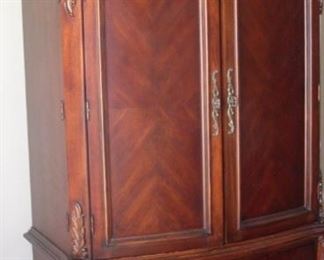 Mahogany tv cabinet and chest