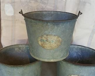 Galvanized pails