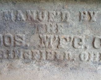 Foos. Mfg. Co. Large Anvil