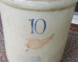 10 Gallon Red Wing Crock