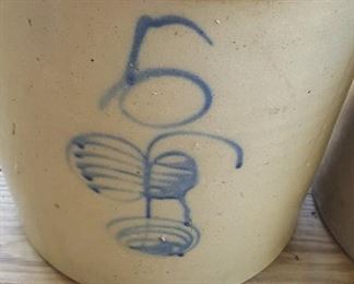 5 gallon salt glazed crock