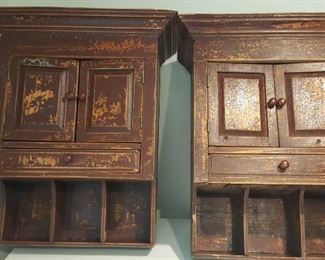 Primitive Wall Cupboards