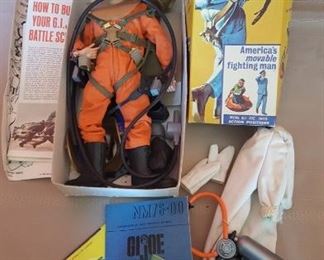GI Joe in the Original Box with accessories  and paperwork