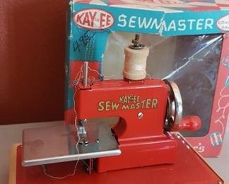 Kay-EE Sewmaster Toy Sewing Machine.
