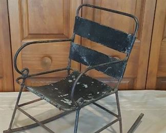 Metal Child's Rocker